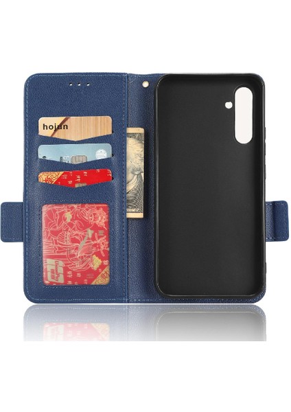 Samsung Galaxy M54 5g Yan Toka Manyetik Kart Yuvaları Tutucu Pu (Yurt Dışından) fırsatları