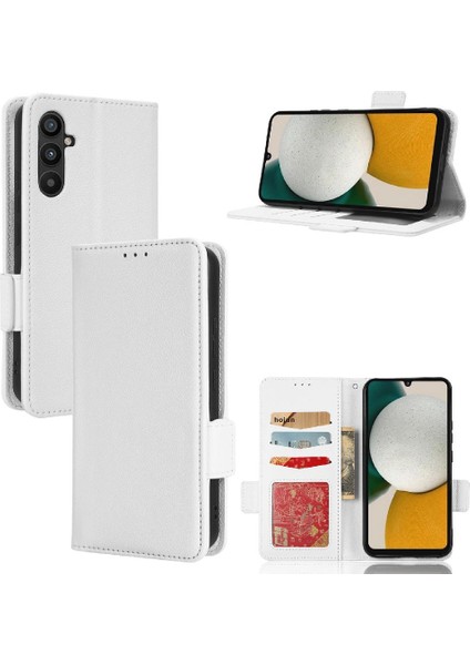 Samsung Galaxy M54 5g Yan Toka Manyetik Kart Yuvaları Tutucu Pu (Yurt Dışından) modelleri