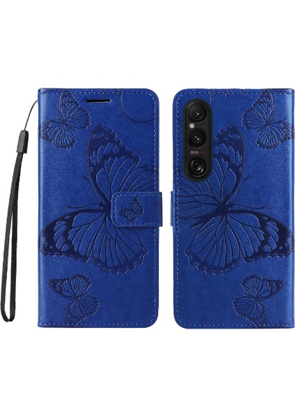 Sony Xperia 1 Vi 2024 Için Kılıf Pu Deri Darbeye Kapak Flip Kickstand (Yurt Dışından)