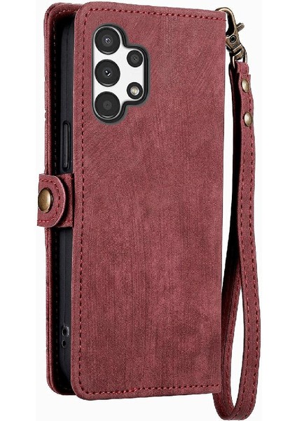 Samsung Galaxy A13 4g Için Flip Case Cüzdan Kapak Çevirin Darbeye Deri (Yurt Dışından) modelleri