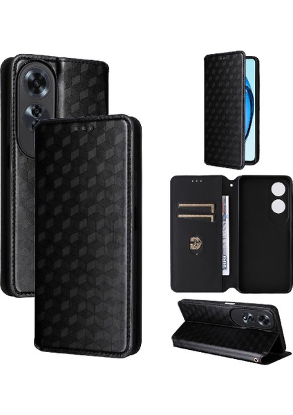 Oppo A60 4g 3D Desen Kart Yuvaları Için Kılıf Tutucu Pu Deri Manyetik (Yurt Dışından) fırsatları