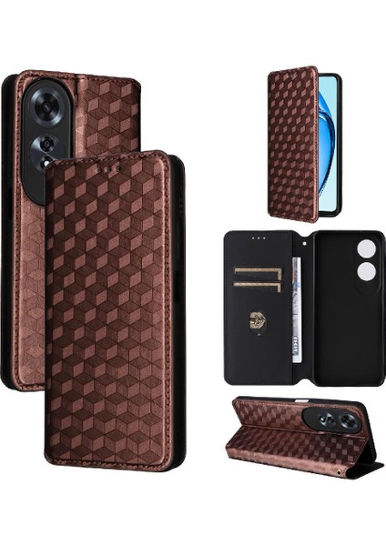 Oppo A60 4g 3D Desen Kart Yuvaları Için Kılıf Tutucu Pu Deri Manyetik (Yurt Dışından) fiyatları