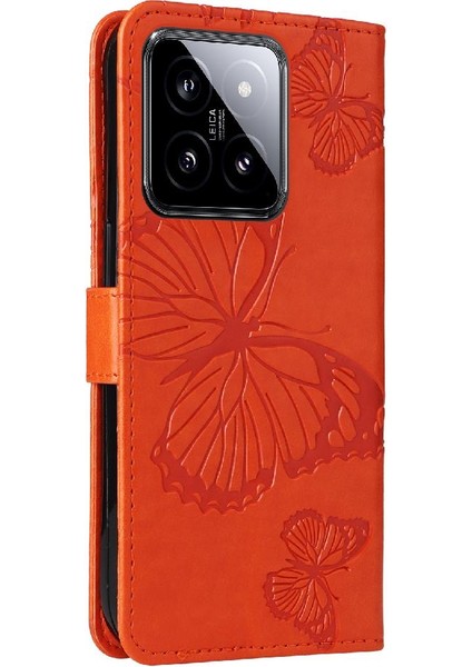 Xiaomi 14 Flip Kickstand Darbeye Kapak Için Kart Yuvası Standı ile Pu (Yurt Dışından) indirimleri
