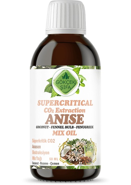 Anason (Anise) Süperkritik Co2 Ca Mix Yağı 100 Ml.