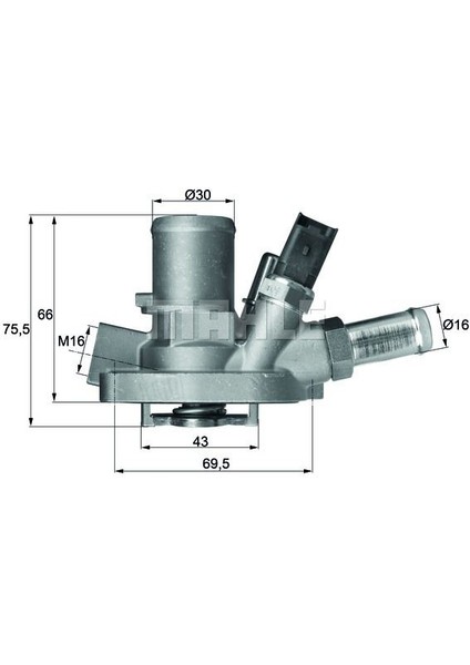 MAH-TI14780 Termostat Komple Lınea-Bravo Iı-Grande Punt...