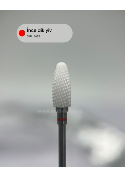 Seramik Çikartma Başlık (Kırmızı - Yumuşak) Mısır 0,32MM