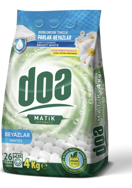 Matik Toz Deterjan Beyazlar 4kg