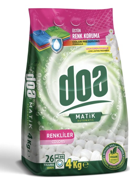 Matik Toz Deterjan Renkliler 4kg