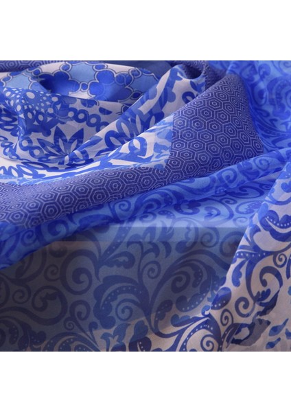 Daphne Italyan Malı Premium Series Ünlü Barbieri Yapımı Fular Bandana Como Eşarp