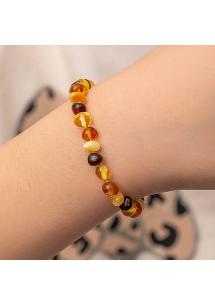 Bebek Damla Kehribar Bileklik modelleri