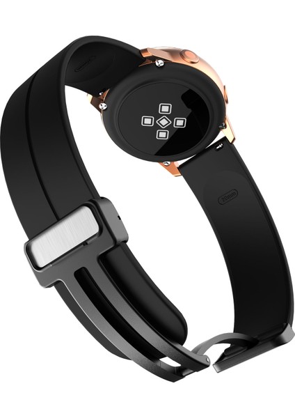 Huawei Watch Gt2 42MM Uyumlu Kordon Magnetic Klipsli Premium Kayış