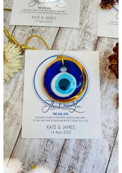 Altın Detyalı Nazar Boncuğu- modelleri