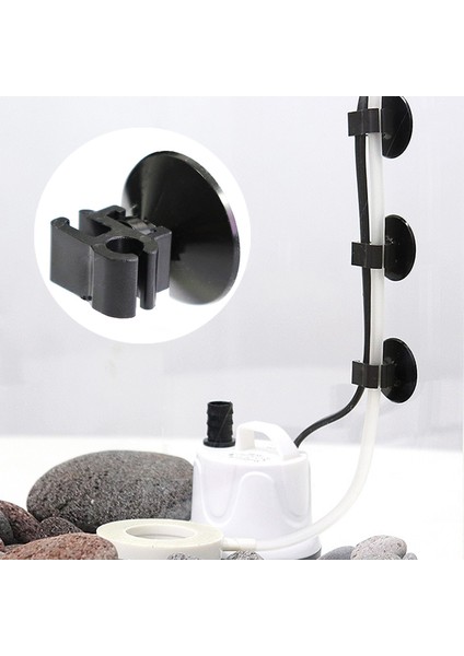 Siyah Stil Akvaryum Vantuz Emme Hortumu Pompa Klipsi Ev ve Ofis Için Siyah Oksijen Tüpü Güç Kablosu Toka Fincan Klipleri Aksesuarları (Yurt Dışından) fiyatları