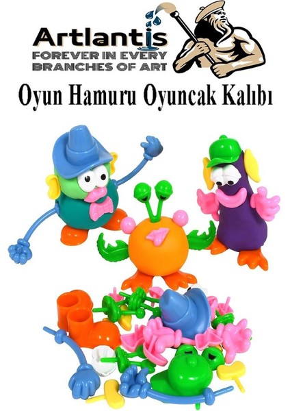 Oyun Hamuru Oyuncak Kalıbı 1 Paket Oyun Hamuru Aksesuarları Seti