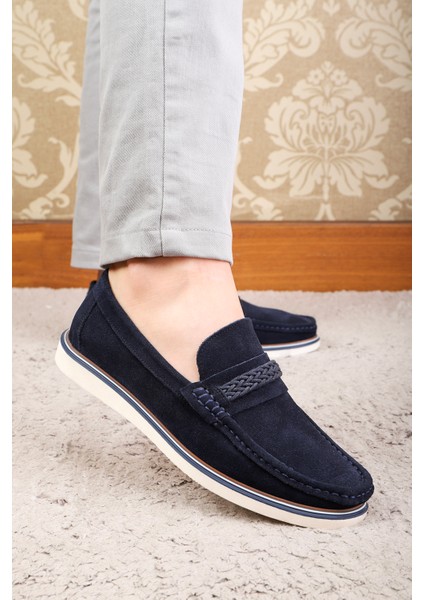 Trapani Deri Süet Erkek Günlük Ayakkabı Loafer Ayakkabı