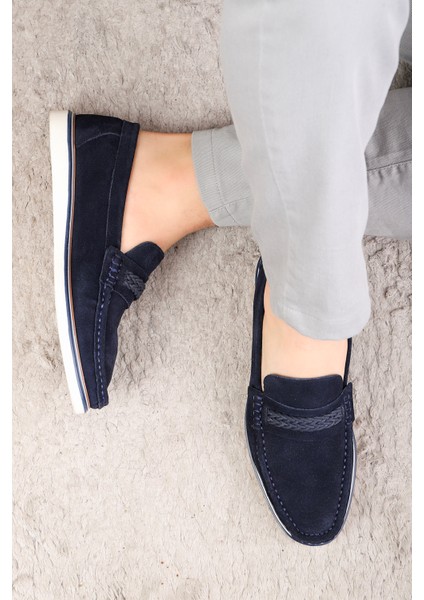 Trapani Deri Süet Erkek Günlük Ayakkabı Loafer Ayakkabı