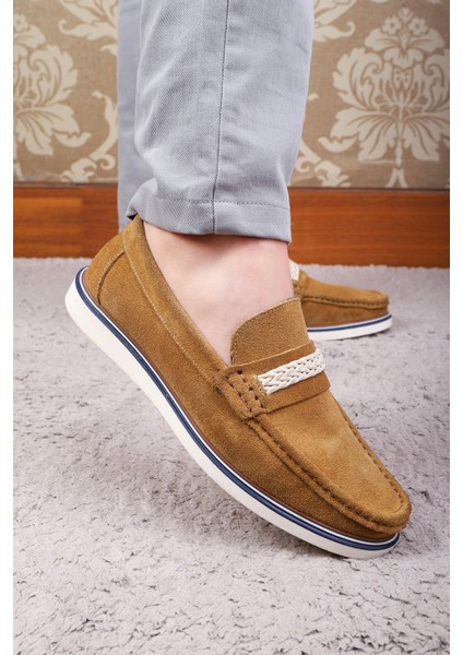 Trapani Deri Süet Erkek Günlük Ayakkabı Loafer Ayakkabı