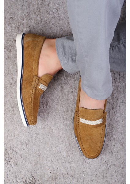 Trapani Deri Süet Erkek Günlük Ayakkabı Loafer Ayakkabı