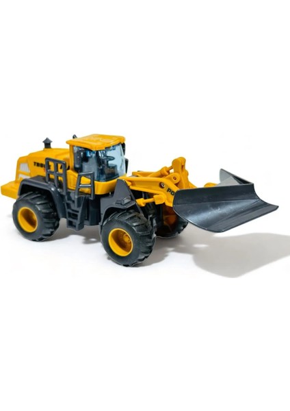 Berat Toys Berattoys Oyuncak Iş Makinaları Dozer ve Vinç Inşaat Set Ikili Vinç ve Dozer