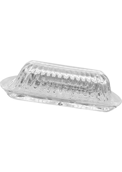 Temizle Cam Tereyağı Yemekleri Klasik Tereyağı Tabağı Yemek Mutfak Tezgahı 17.5CMX8CMX6CM (Yurt Dışından)