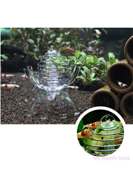 Akvaryum Çok Fonksiyonlu Frimp Besleyici Ispanak Kafesi Yosun Topu Kuru Ispanak Besleme Mama Kasesi Karides Besleme Kafesi C42 (Yurt Dışından) fırsatları