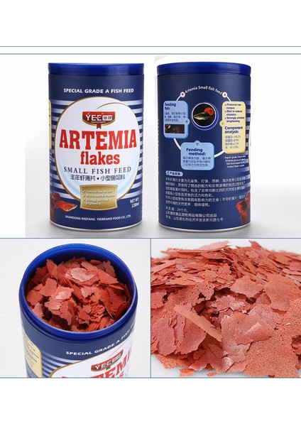 Renk Geliştirilmiş Stil Spirulina Artemia Pul Balık Her Türlü Tropikal Akvaryum Küçük Balıkları Için Yem Yemi (Yurt Dışından) indirimleri