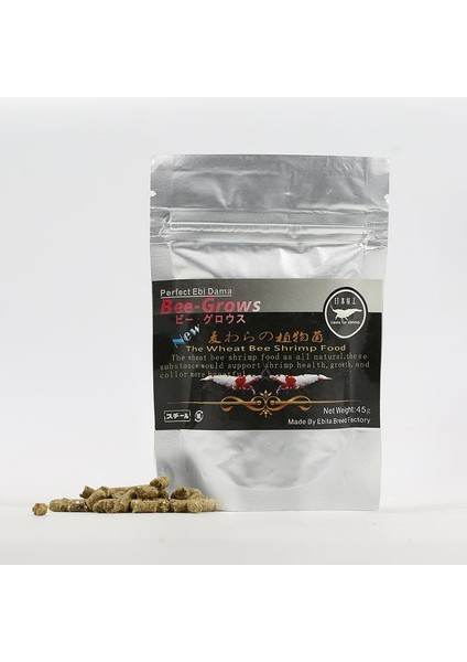 Siyah Stil 1 Paket 45G Doğal Akvaryum Karides Gıda Buğday Kök Bakteriler Karides Gıda Kristal Kırmızı Kiraz Karides Için Vitaminler Mineraller Içeren (Yurt Dışından)