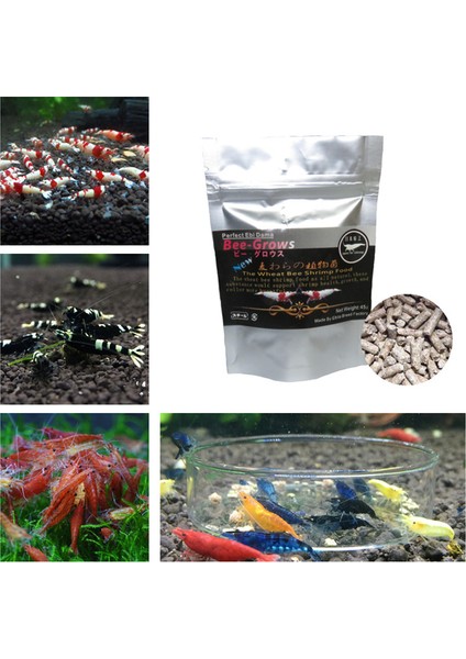Siyah Stil 1 Paket 45G Doğal Akvaryum Karides Gıda Buğday Kök Bakteriler Karides Gıda Kristal Kırmızı Kiraz Karides Için Vitaminler Mineraller Içeren (Yurt Dışından) fiyatları