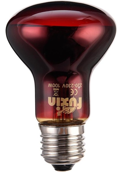 100W Tarzı Amfibi Kuş Yılan Sürüngen Kırmızı Işık Gece Logo ile Isıtma Lambası Kuş Yılan Sürüngen Isı Lambası Tortuga Lampada Kamera (Yurt Dışından)