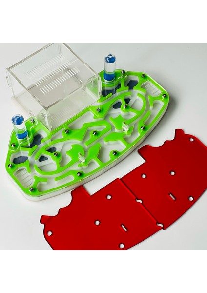 Turuncu Tarzı 24X18X6.5CM Büyük Boy 24*18CM Arilik Karınca Yuvası, Karınca Çiftliği, Karınca Yaşam Alanı, Ankastre Arena "platformu" Olan Formikaryum (Yurt Dışından) indirimleri