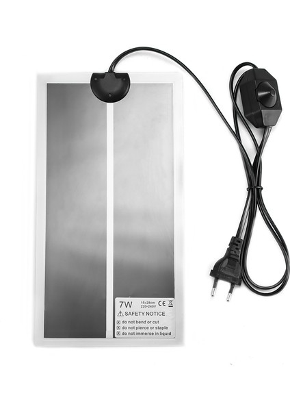 45W 80X28CM Stili Evcil Isıtıcı Sürüngen Isıtma Ped Reptil Isıtma Matı Vivaryum Terraryum Isıtıcı Termostat Kontrol Cihazı Eu Fişi (Yurt Dışından)