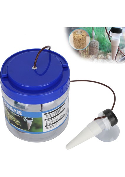 L Sürüngen Içme Suyu Filtresi Çeşme Sürüngenler Su Damlatıcı Kit Bitkiler Sulama Cihazları Sürüngen Nemlendirici (Yurt Dışından) fırsatları