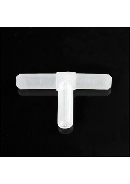 Beyaz Stil Tek Boyut Lastik Akvaryum Hava Tee Eklemleri T 3 Yollu Eklemler T-Bağlantı Balık Tankı Hava Pompası Hattı Boru Boru Hattı Konnektörleri Dia. (Yurt Dışından) fırsatları