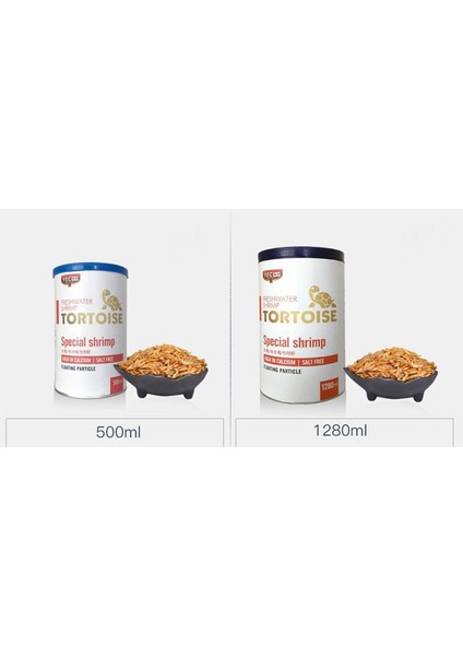 Karides 1280ML 140G Tarzı Kaplumbağa Kaplumbağa Sürüngen Hamster Yemi Kurutulmuş Frimp Yemek Kurdu Ekmek Solucan Akvaryum Balık Yemi (Yurt Dışından) fırsatları