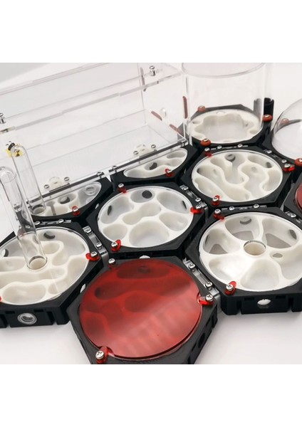 No.1 Tarzı Yeni 3D Baskı Nemlendirici Kuleli Karınca Çiftliği Uzay Istasyonu Sınırsız Genişleme Karınca Yuvası Pet Karınca Yuvası Atölyesi Petek Tasarımı (Yurt Dışından) fırsatları