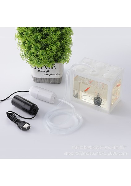 Daha Fazla Baloncuk Pembe Tarzı Akvaryum Oksijen Hava Pompası Balık Tankı USB Sessiz Hava Kompresörü Havalandırıcı Taşınabilir Mini Küçük Oksijenatör Akvaryum Aksesuarları 5V 1W (Yurt Dışından) modelleri