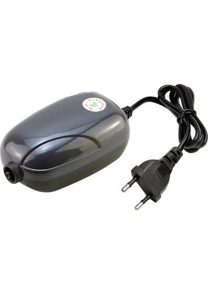 3W Tarzı Au Fişi Nıcrew Akvaryum Hava Pompası Balık Tankı Mini Kompresör Akvaryum Için Tek Çift Çıkışlı Çek Valf Tüpü Su Aksesuarları (Yurt Dışından)