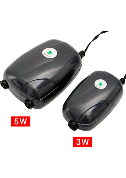 3W Tarzı Au Fişi Nıcrew Akvaryum Hava Pompası Balık Tankı Mini Kompresör Akvaryum Için Tek Çift Çıkışlı Çek Valf Tüpü Su Aksesuarları (Yurt Dışından) modelleri