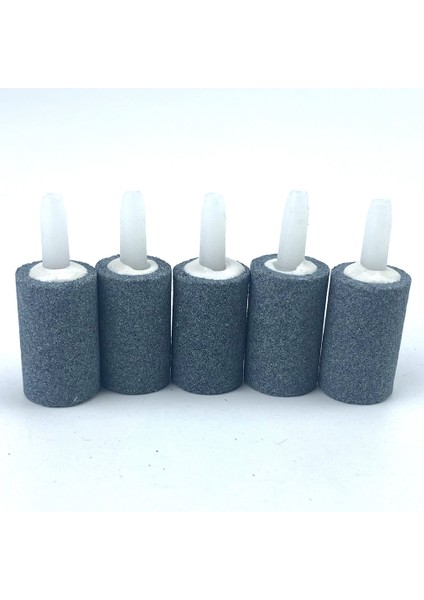 Gümüş Tarzı Akvaryum Balıkları Tankı Silindir Şekli Kabarcık Taş Havalandırıcı Pompası Hidroponik Oksijen Plakası Hava Pompası Aksesuarları (Yurt Dışından)