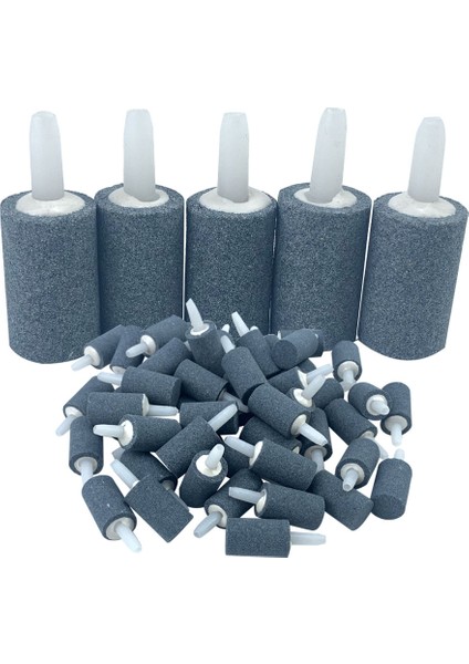 Gümüş Tarzı Akvaryum Balıkları Tankı Silindir Şekli Kabarcık Taş Havalandırıcı Pompası Hidroponik Oksijen Plakası Hava Pompası Aksesuarları (Yurt Dışından) fiyatları