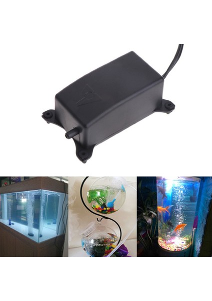 Düz Fiş Stili Akvaryum Hava Pompası Sessiz Büyük Gaz Hacmi Akvaryum Oksijen Pompası Çeşmesi Balık Tankı Gölet Hava Kompresörü Oksijen Su Pompası (Yurt Dışından) fırsatları