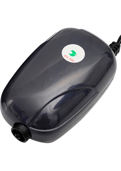 3W Tarzı Abd Fişi Akvaryum Hava Pompası Balık Tankı Mini Kompresör Çek Valf Tüplü Tek Çift Çıkışlı Su Aksesuarları 220V 3W 5W (Yurt Dışından)