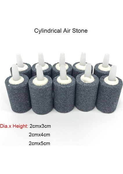 Gri Tarzı 1.5cmx2.5cm Silindirik Hava Kabarcık Taş Akvaryum Balık Tankı Havalandırıcı Pompa Hidroponik Oksijen Difüzör Oksijen Mineral Kabarcıklar Aksesuarları (Yurt Dışından) modelleri