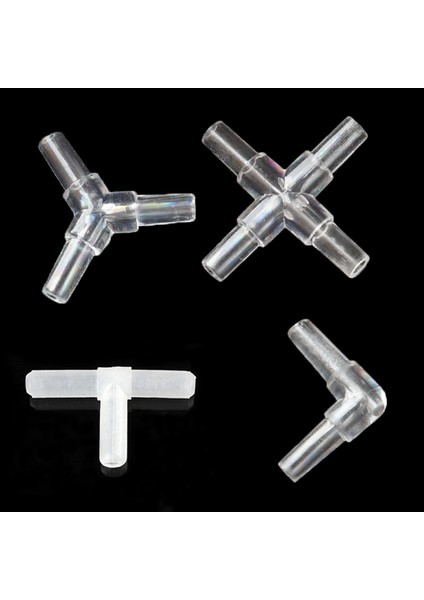 Beyaz 3 Yollu Stil Çap 4mm Çok Yollu Akvaryum Balık Tankı Hava Pompası Konnektörü T Şekilli Konnektör Kontrol Vanası Hava Borusu Tüpü Aksesuarları (Yurt Dışından) modelleri
