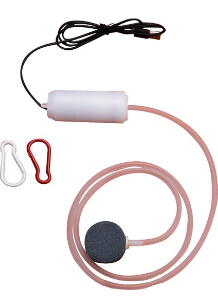 Beyaz D Stili Akvaryum Oksijen Hava Pompası Şarj Edilebilir Küçük Havalandırma Pompası Taşınabilir Balık Tankı Oksijenatör Balıkçılık Için Akvaryum Aksesuarları (Yurt Dışından)