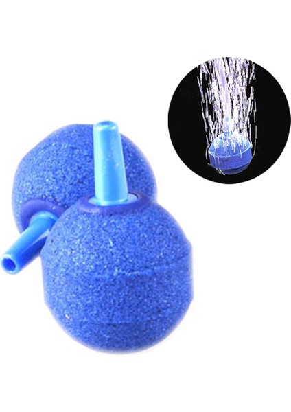 2xair Kabarcık Taş Havalandırıcı Akvaryum Balık Tankı Pompaları Hidroponik Oksijen Akvaryum Kabarcık Taş Plaka Yuvarlak Taşlar Mini Acuario (Yurt Dışından)