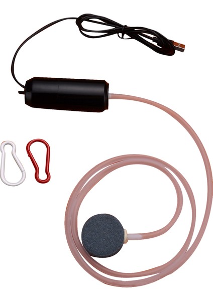 Siyah C Stili Akvaryum Oksijen Hava Pompası Şarj Edilebilir Küçük Havalandırma Pompası Taşınabilir Balık Tankı Oksijenatör Balıkçılık Için Akvaryum Aksesuarları (Yurt Dışından)