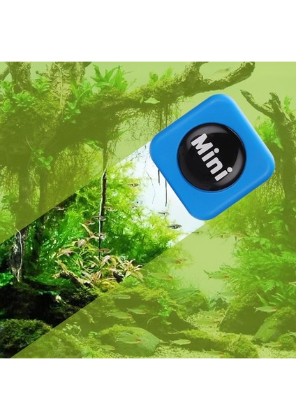 Mavi Stil H7EA Akvaryum Cam Temizleyici Güçlü Manyetik Yosunlar Mıknatıs Temizleme Aracı Kazıyıcı Mini Küçük Balık Tankı Için Yüzer Fırça (Yurt Dışından) modelleri