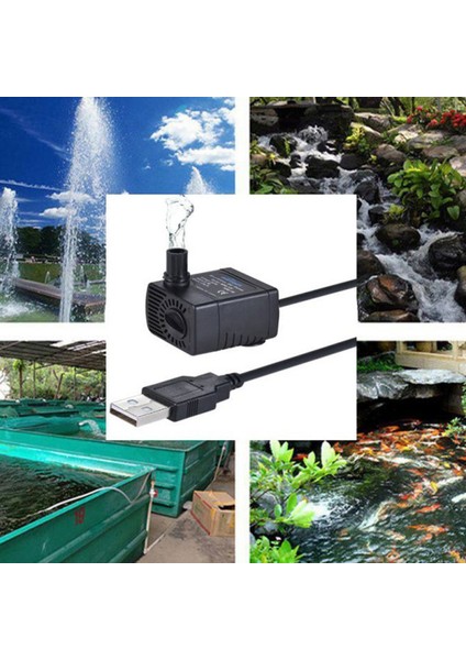 Siyah Stil Mini USB Ultra Sessiz Su Pompası Lh Kaldırma cm Dalgıç Çeşme Akvaryum Sirkülasyonlu Kedi Su Sebili Aksesuarları (Yurt Dışından) fırsatları