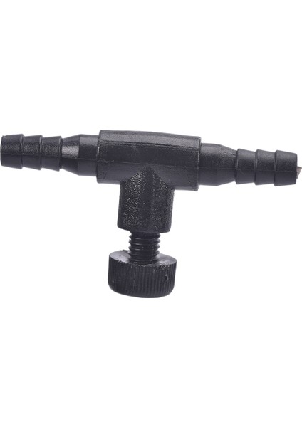Siyah Stil 3 Parça Akvaryum Hava Hattı Boru Boru Tüp Ayarlanabilir Konnektör Pompa Akış Kontrol Vanaları Anahtar Musluk Hortumu Trakea 4*6mm (Yurt Dışından)